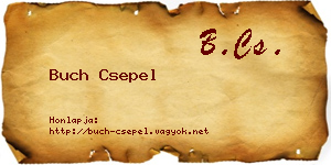 Buch Csepel névjegykártya